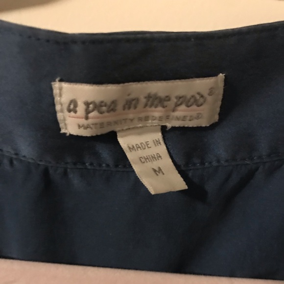 Maternity Pea in the pod silk top - Picture 2 of 2